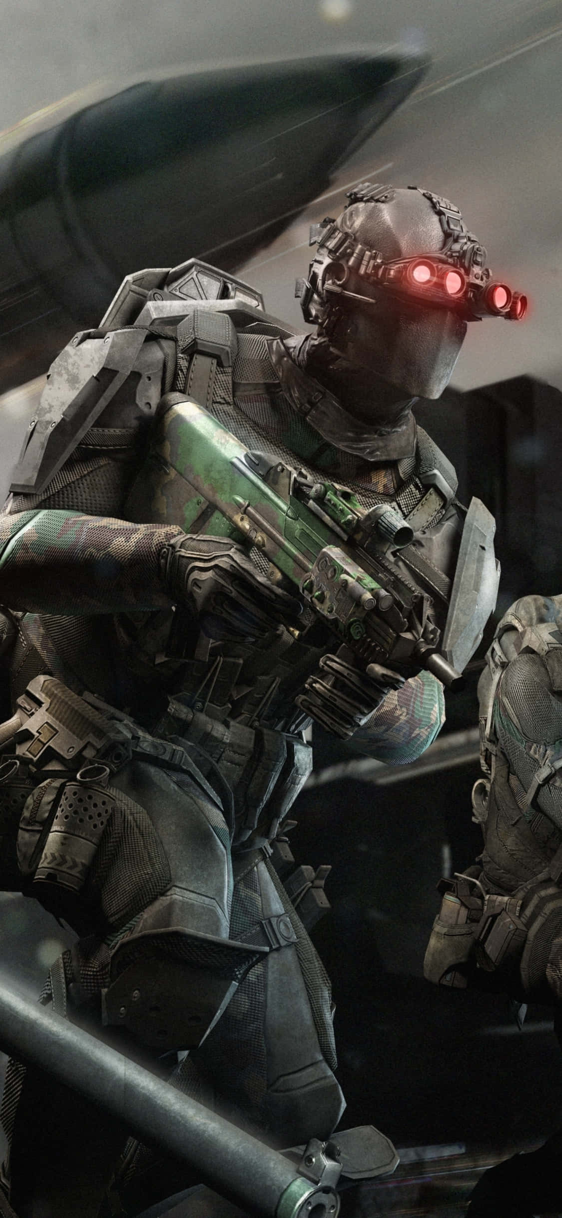Soldat în Bătălie Fundal iPhone X Ghost Recon Wildlands Fundal