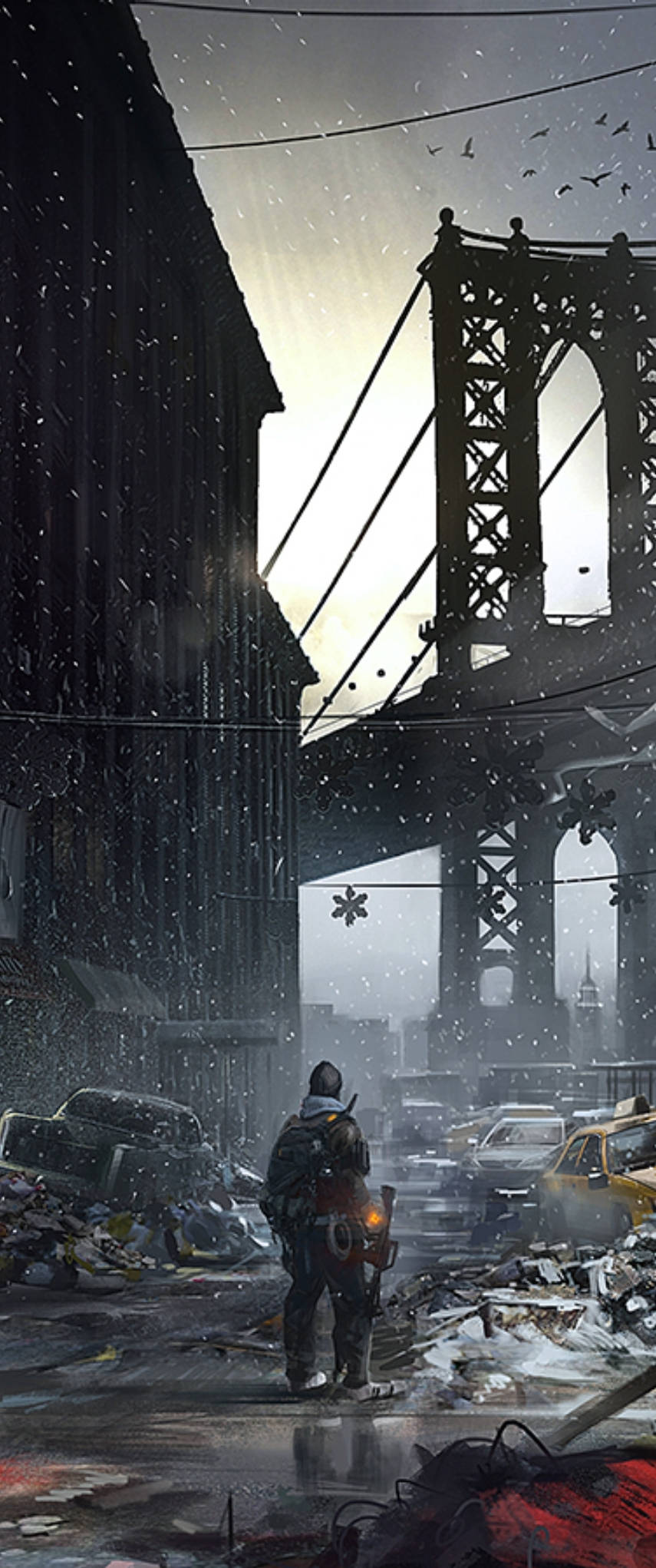 The Division Telefon Soldat în Haos Fundal