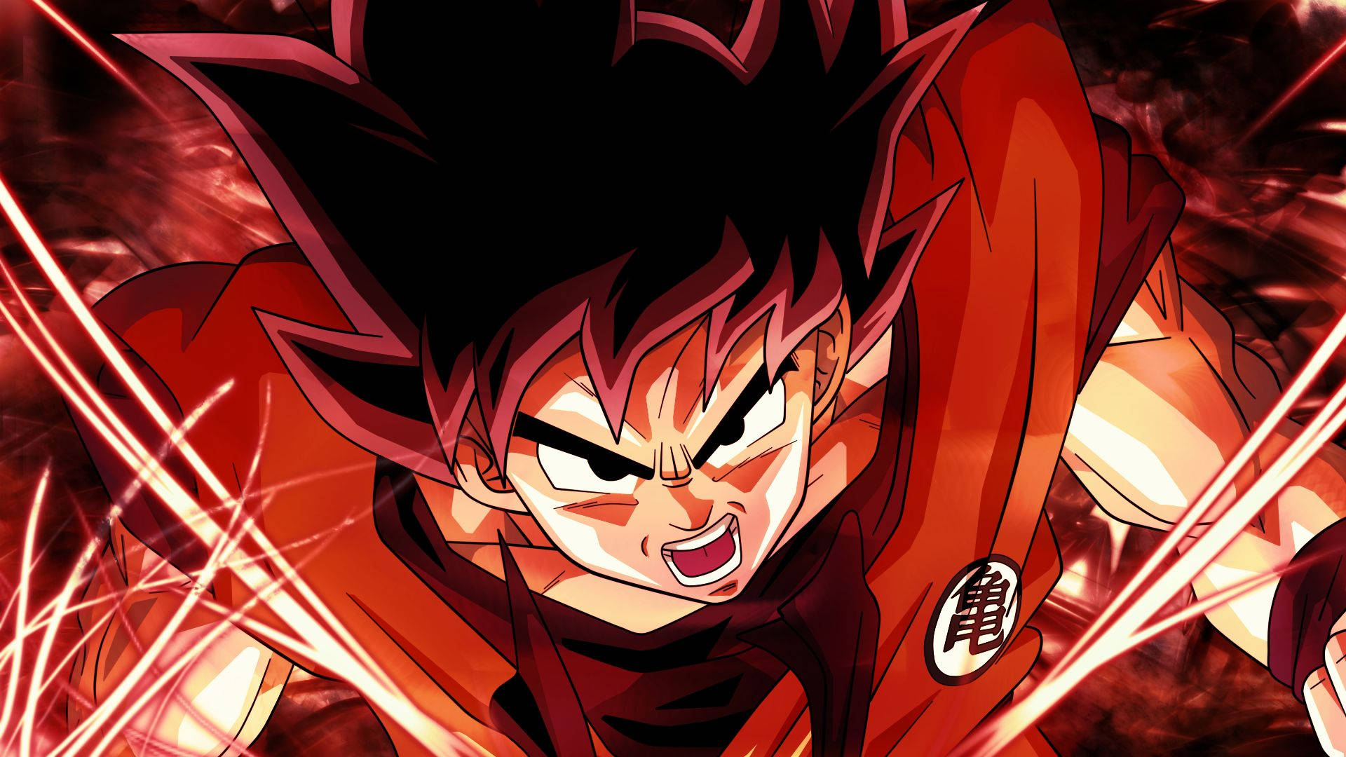 Son Goku în forma sa de bază Fundal