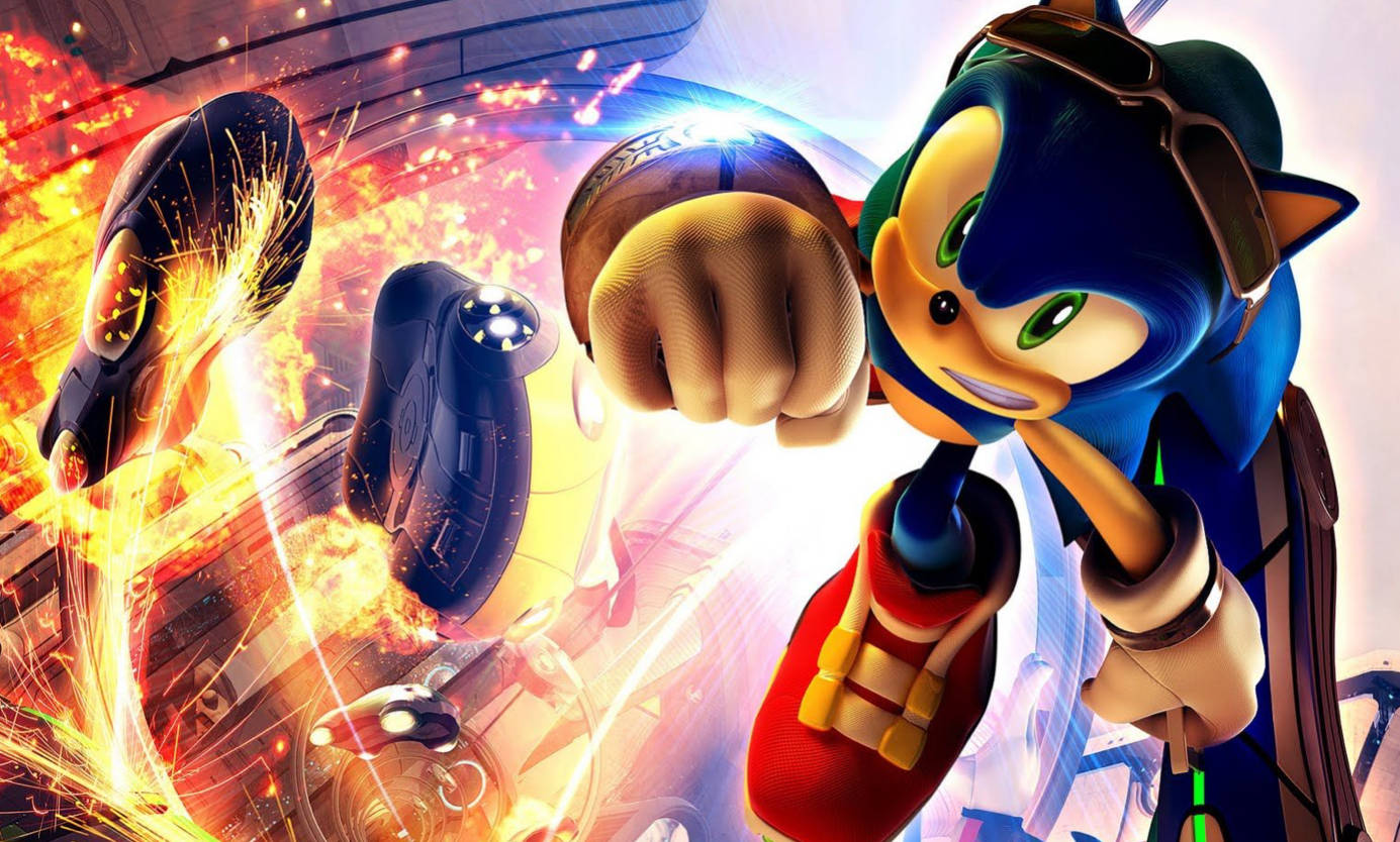 Sonic 4K Desen animat Fundal