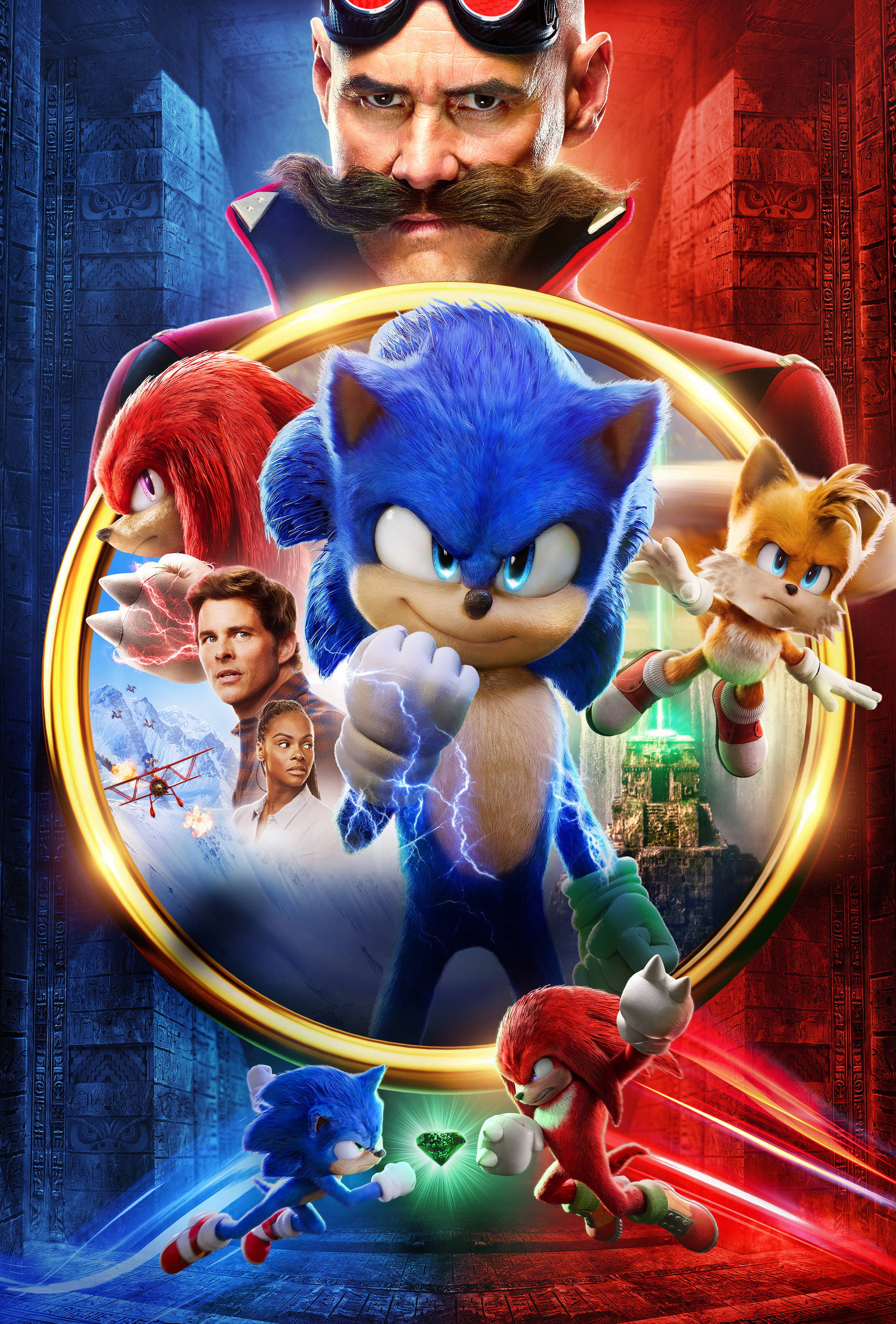 Sonic Ariciul Vs. Dr. Eggman Fundal