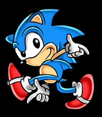 Sonic Classic Arătând Fundal