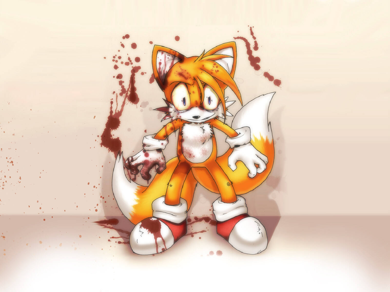 Tapet cu Sonic Miles Prower, cunoscut ca Tails. — Sonic Fundal