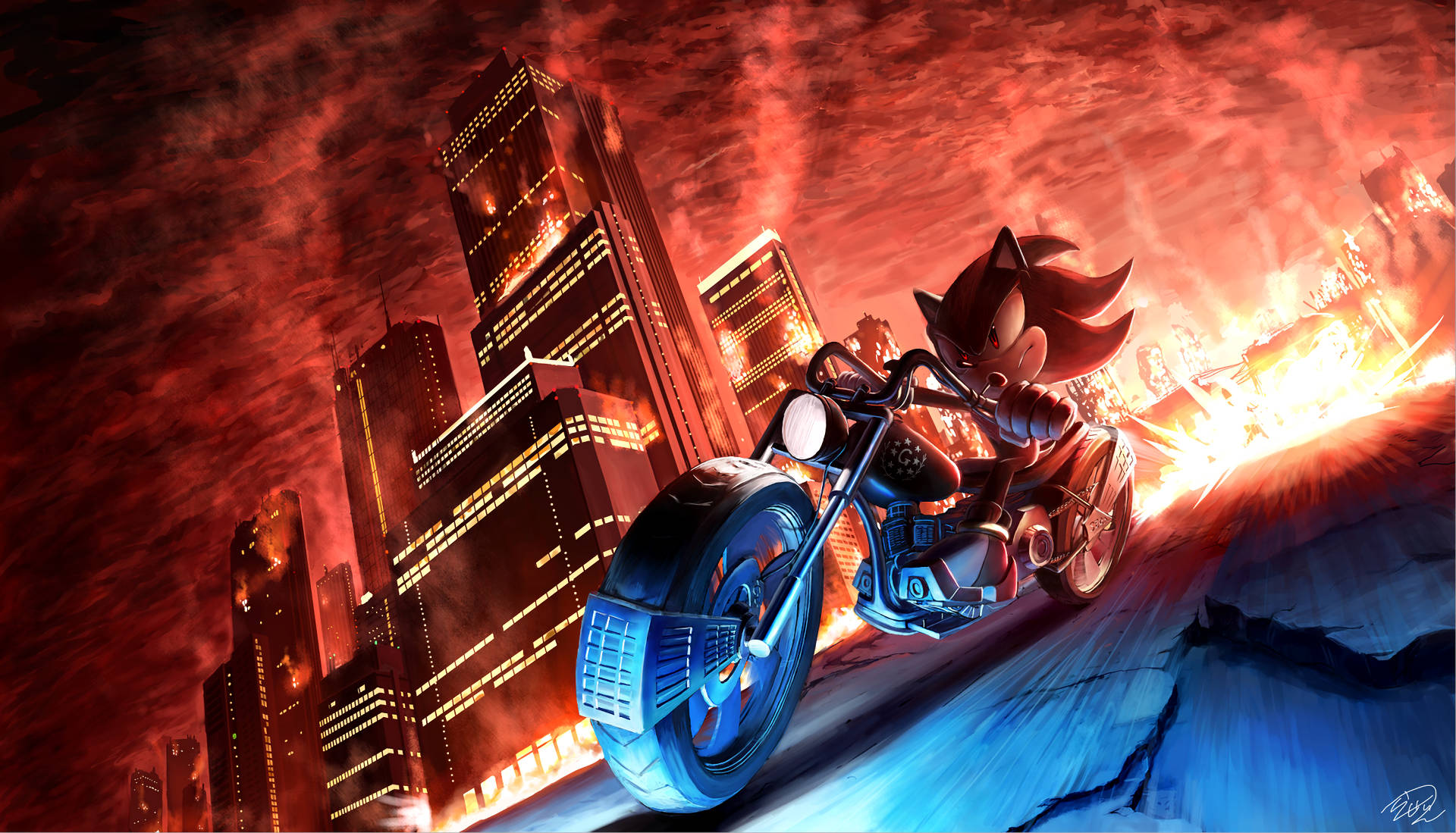 Tapet cu Sonic Shadow the Hedgehog. — Sonic Fundal