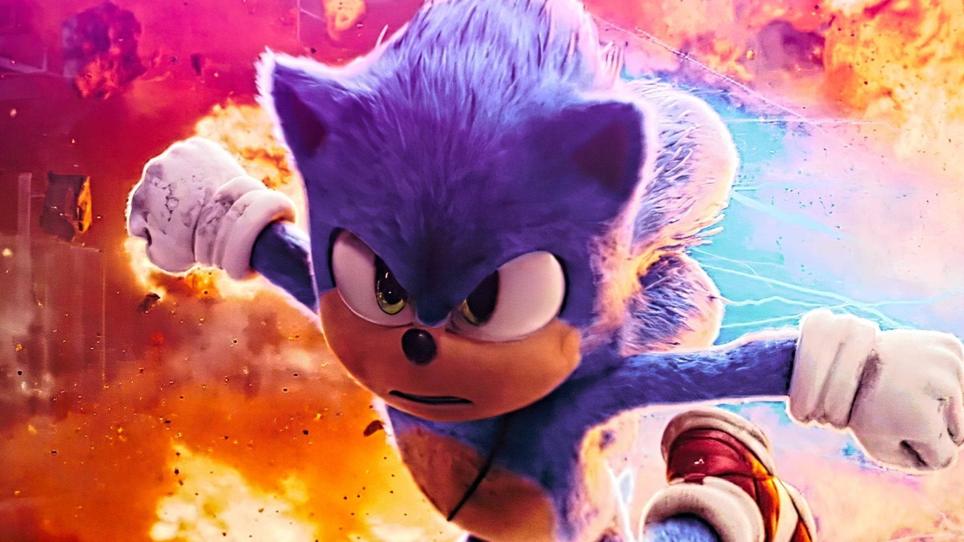 Sonic The Hedgehog Explozii Fundal