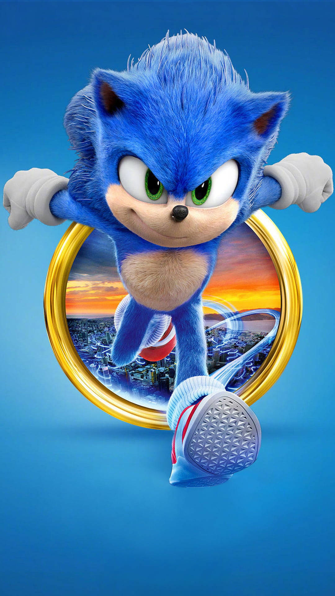 Sonic The Hedgehog 8K pentru iPhone Fundal