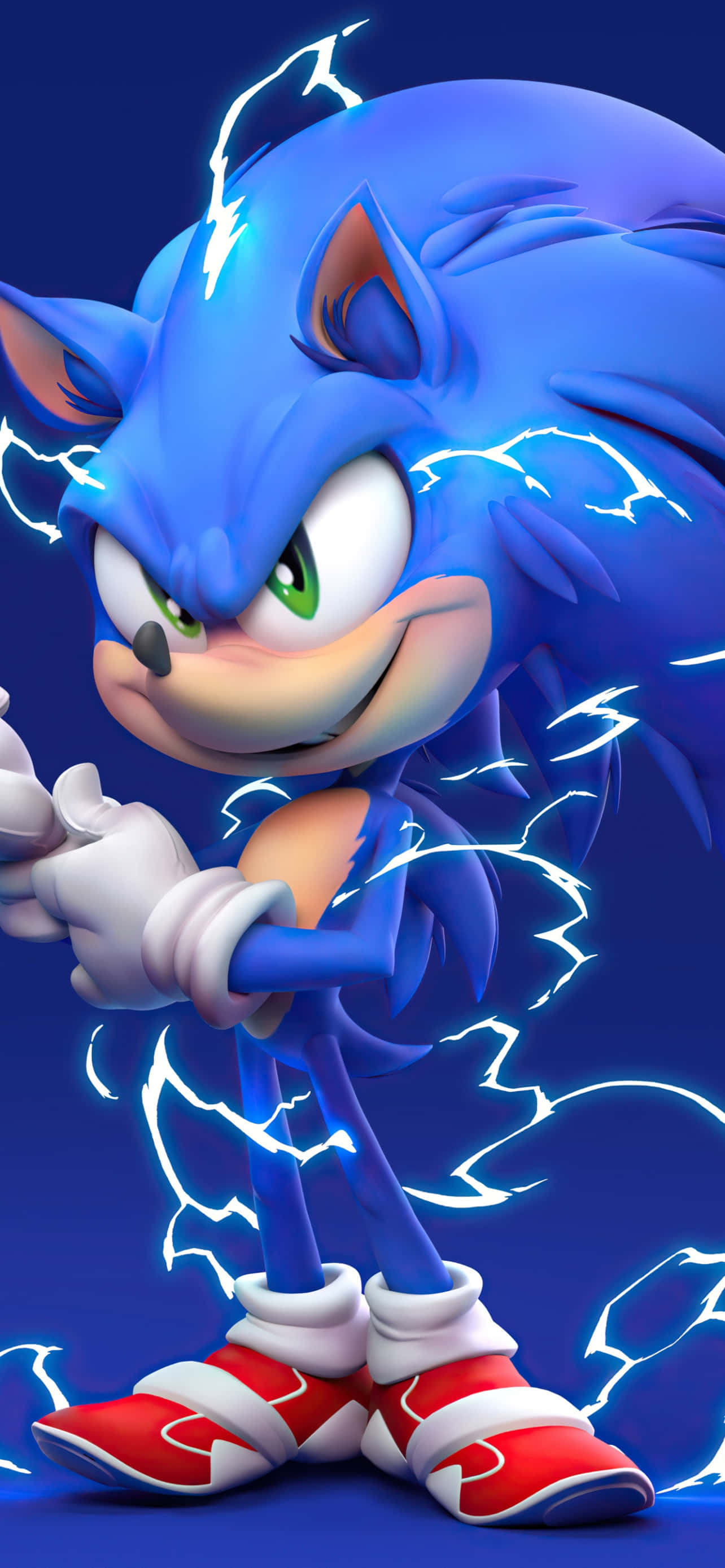 Sonic The Hedgehog bucurându-se de un moment de libertate Fundal