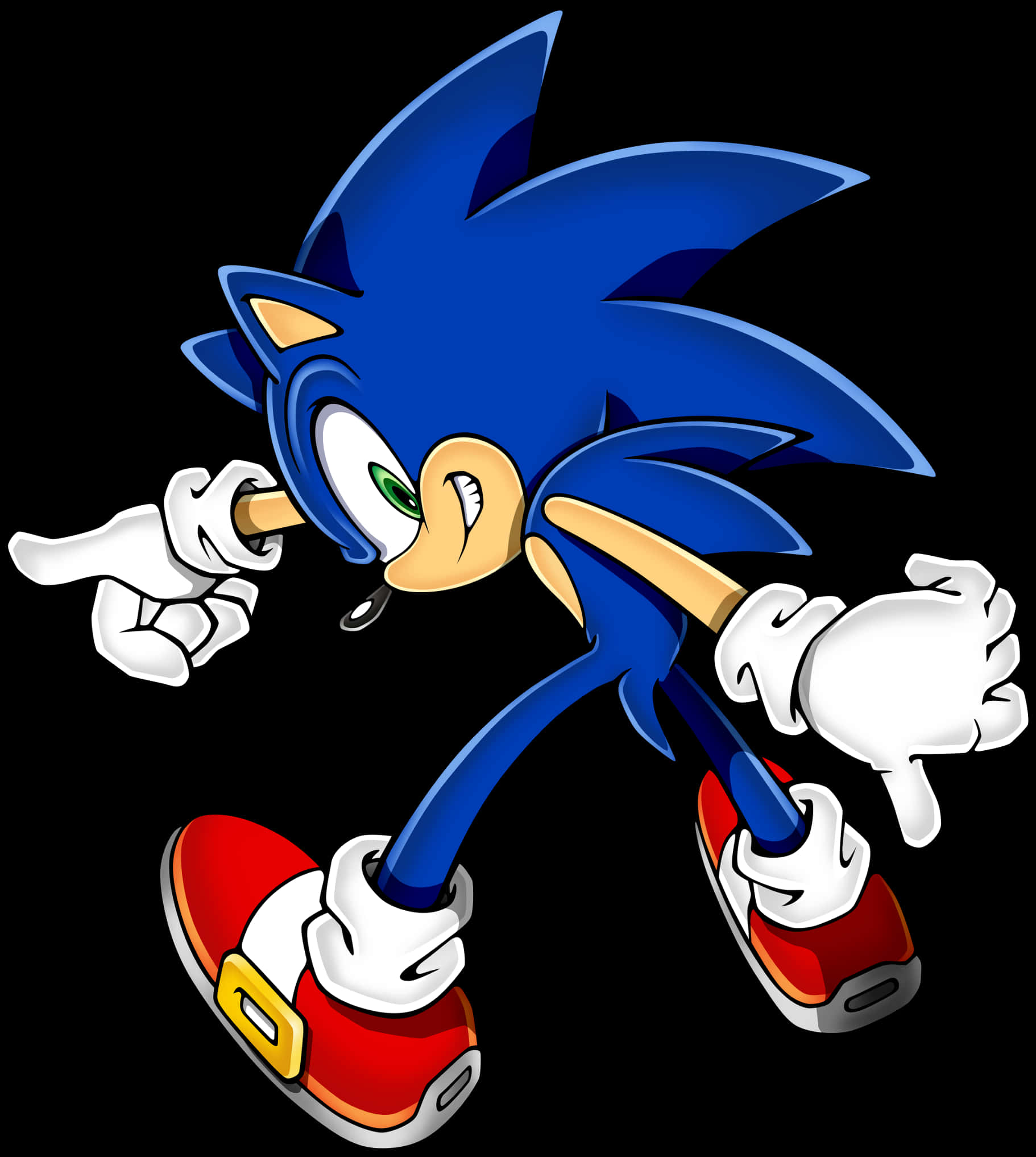 Sonic The Hedgehog în Poza Clasică Fundal