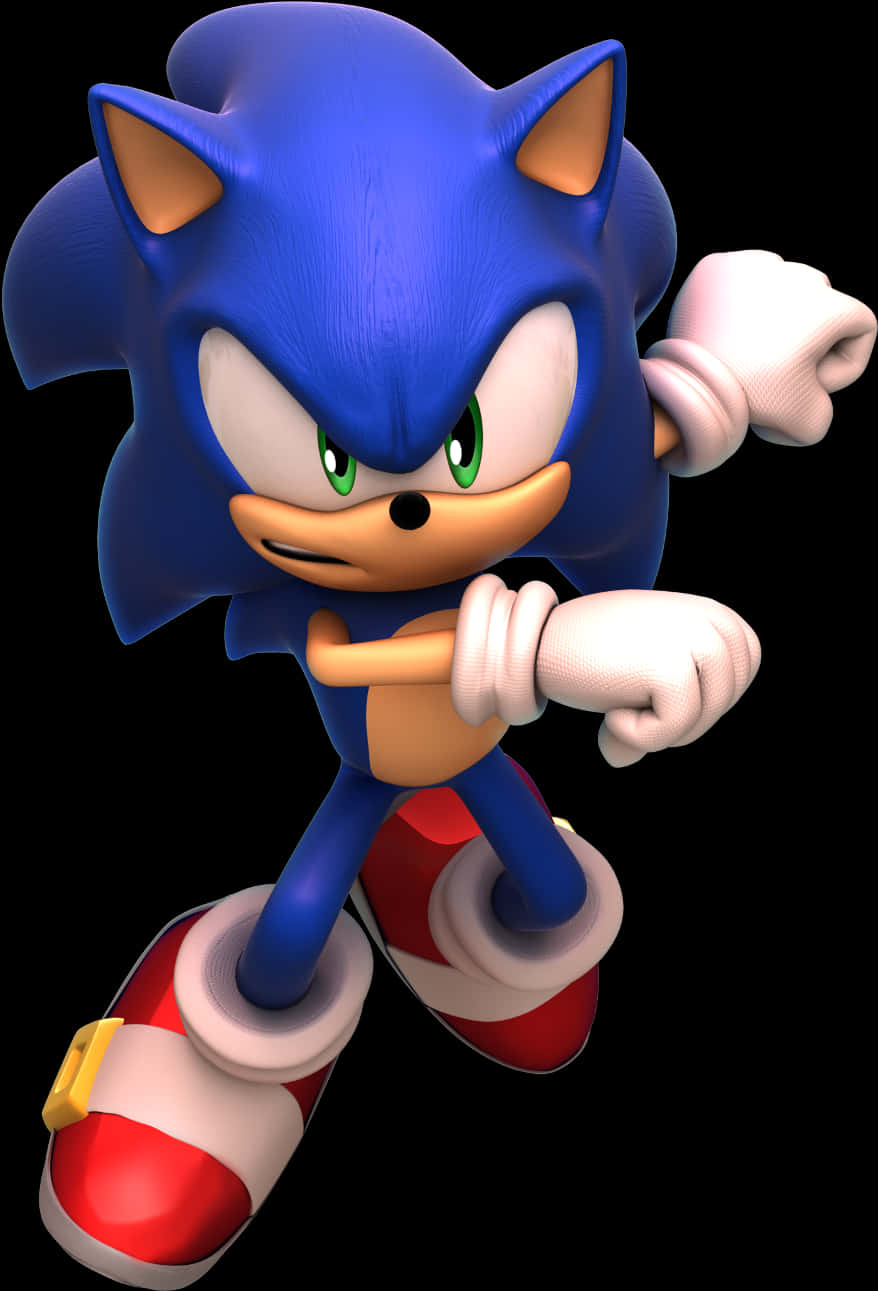 Sonic the Hedgehog în poziție clasică Fundal