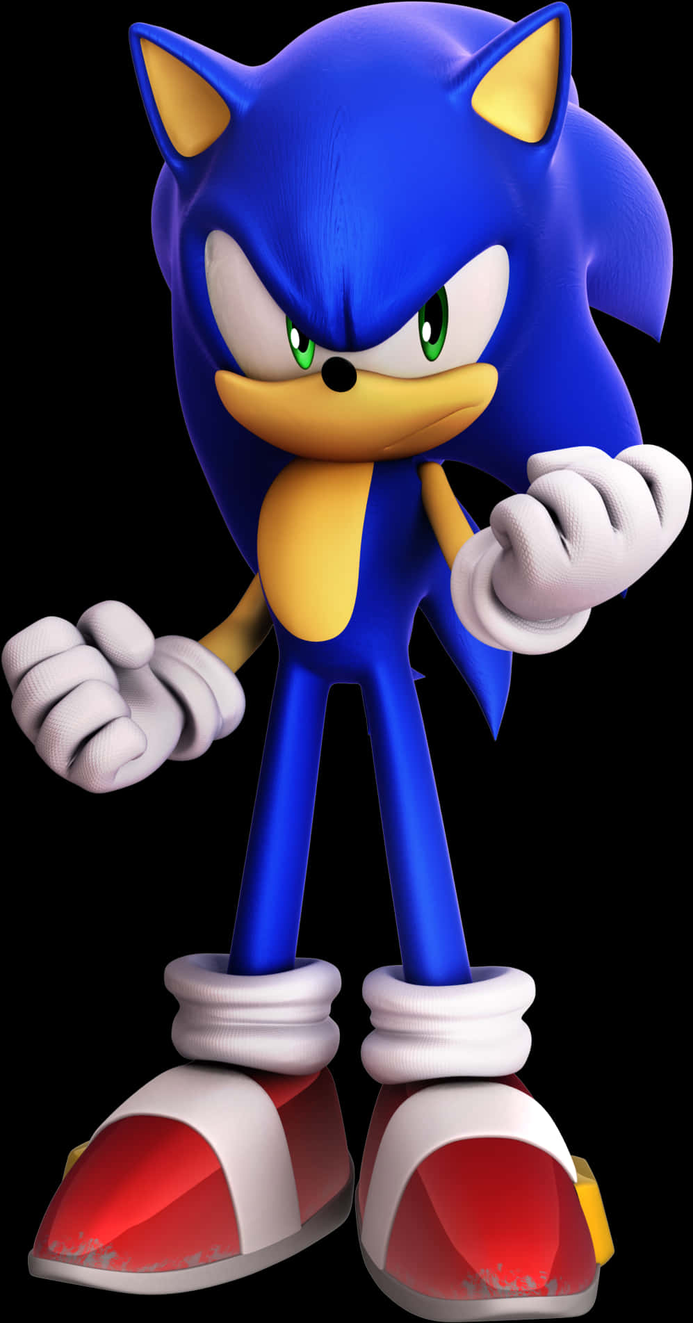 Sonic the Hedgehog în Poziție de Picioare Fundal