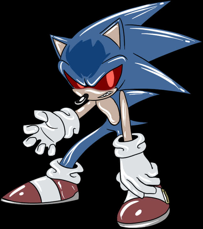Sonic The Hedgehog în Poziție Furios Fundal
