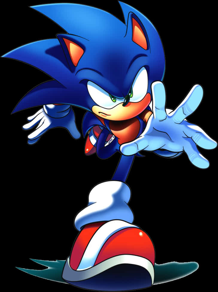 Sonic The Hedgehog Poza Clasică Fundal