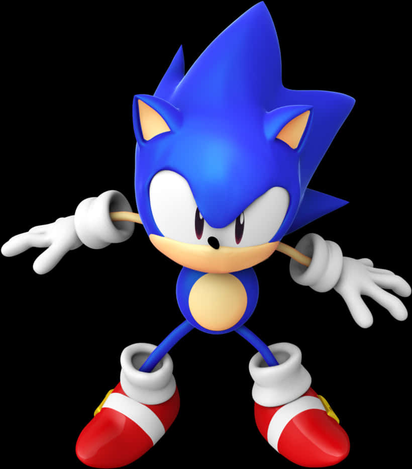 Sonic the Hedgehog Poza Clasică Fundal