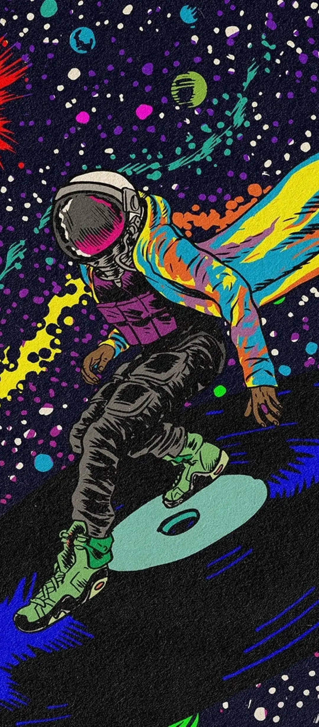 Spaceman Disco Vibey Fundal