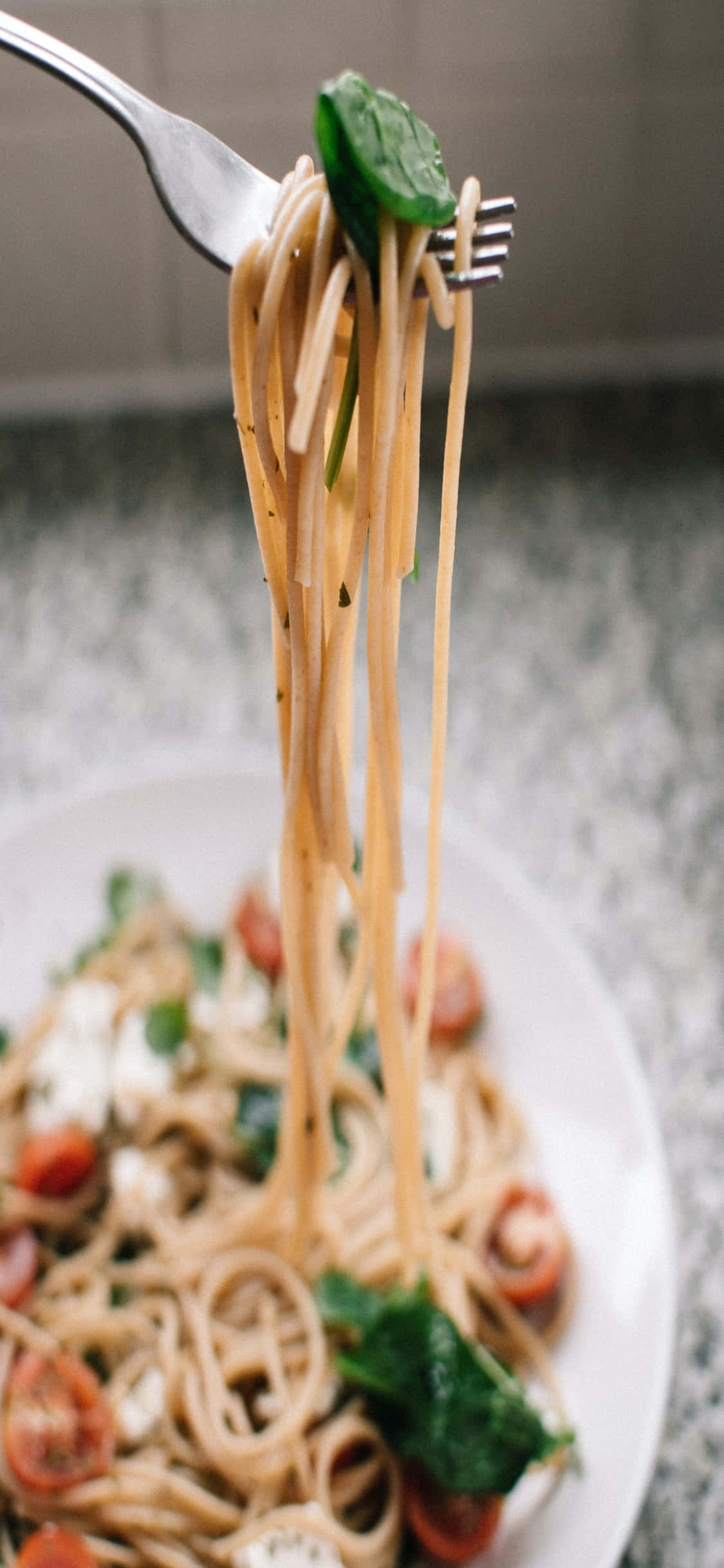 Spaghetti în Stil Italian Fundal iPhone X cu Paste Fundal