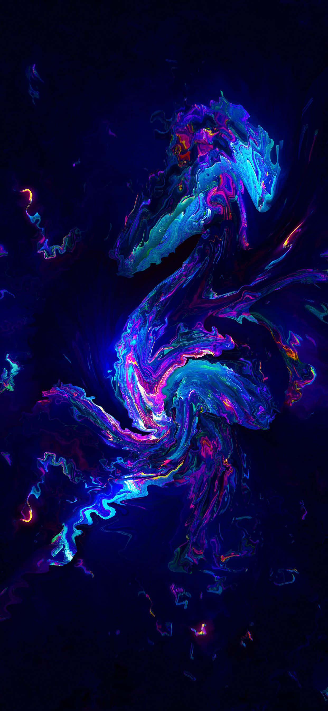 Spectru Neon Captivant Fundal