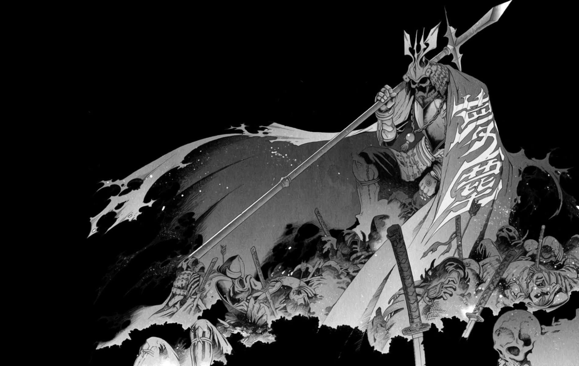 Spectrum Nexus întunecat din manga japoneză Berserk Fundal