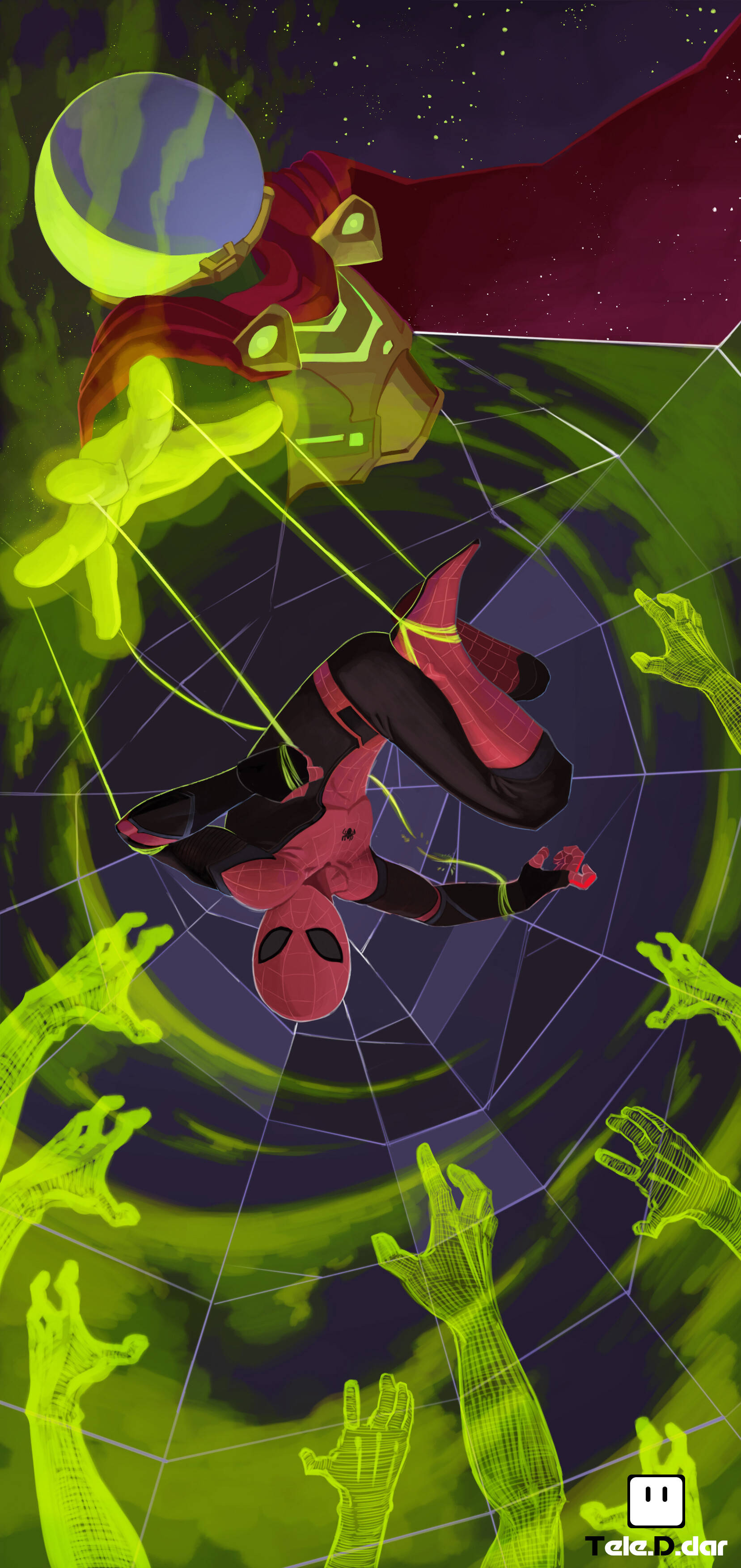 Spider Man Far From Home Fanart Mysterio Fundal