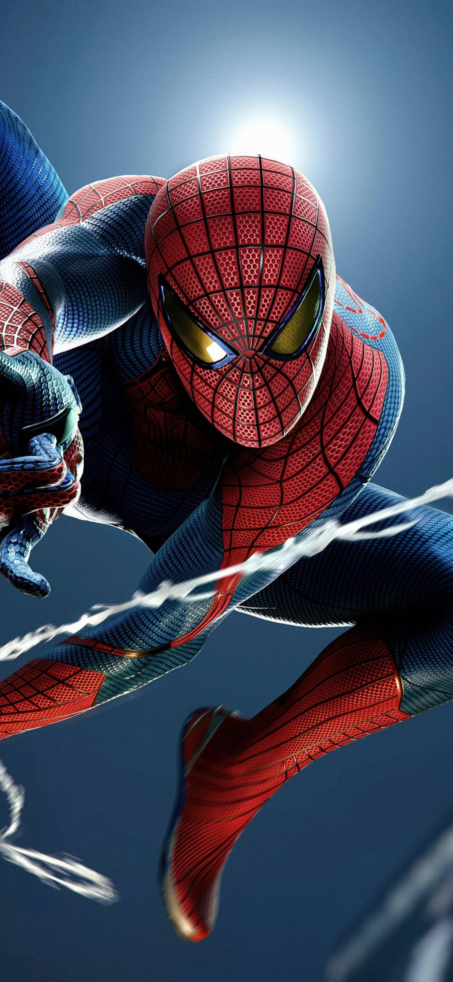 Spider-man în Balans pe Web 4K pentru Telefon Fundal