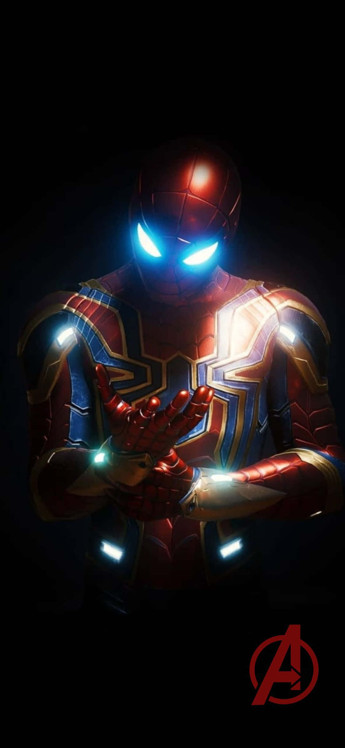 Spider-man pentru iPhone XS, fundal Avengers Fundal