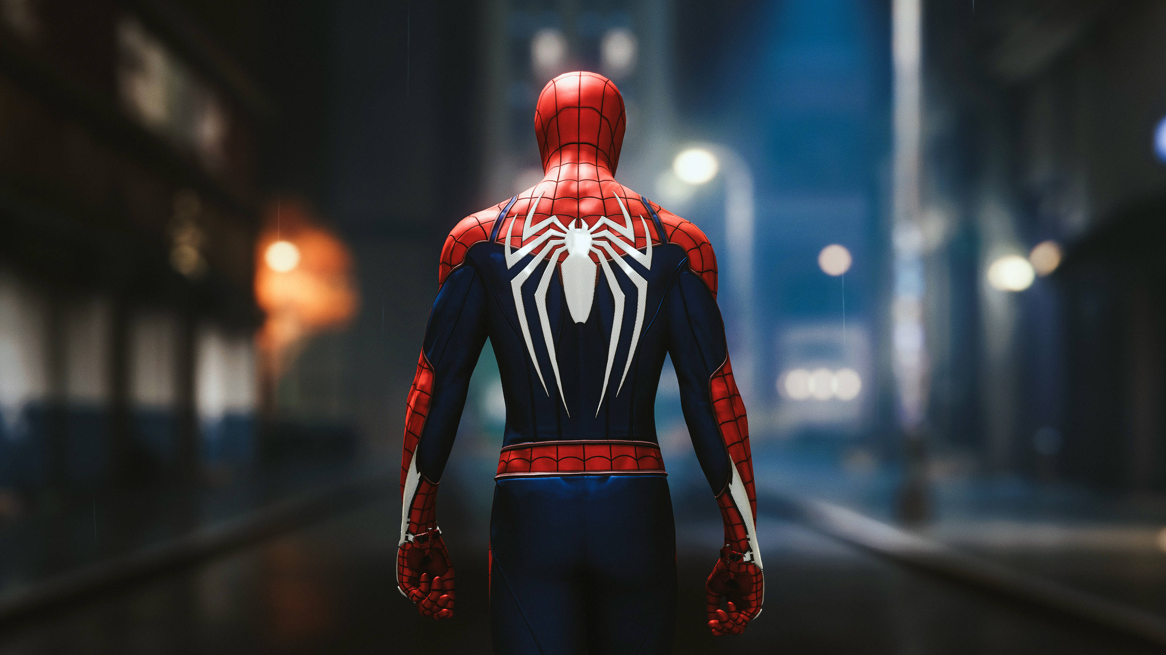 Spider Man Ps4 în Alee Fundal