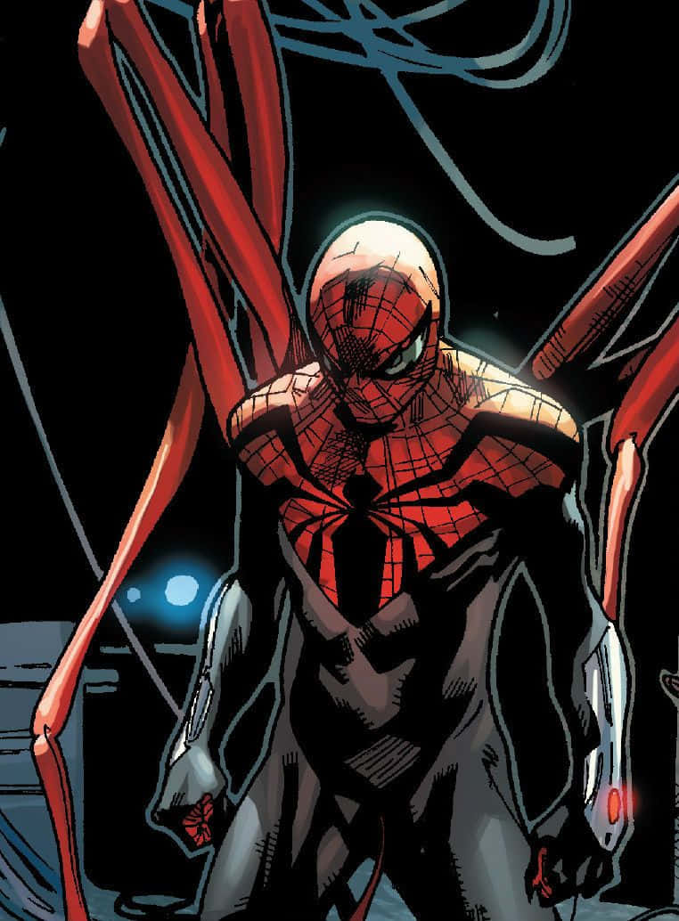 Spider-Man se balansează prin New York City, gata să salveze ziua Fundal