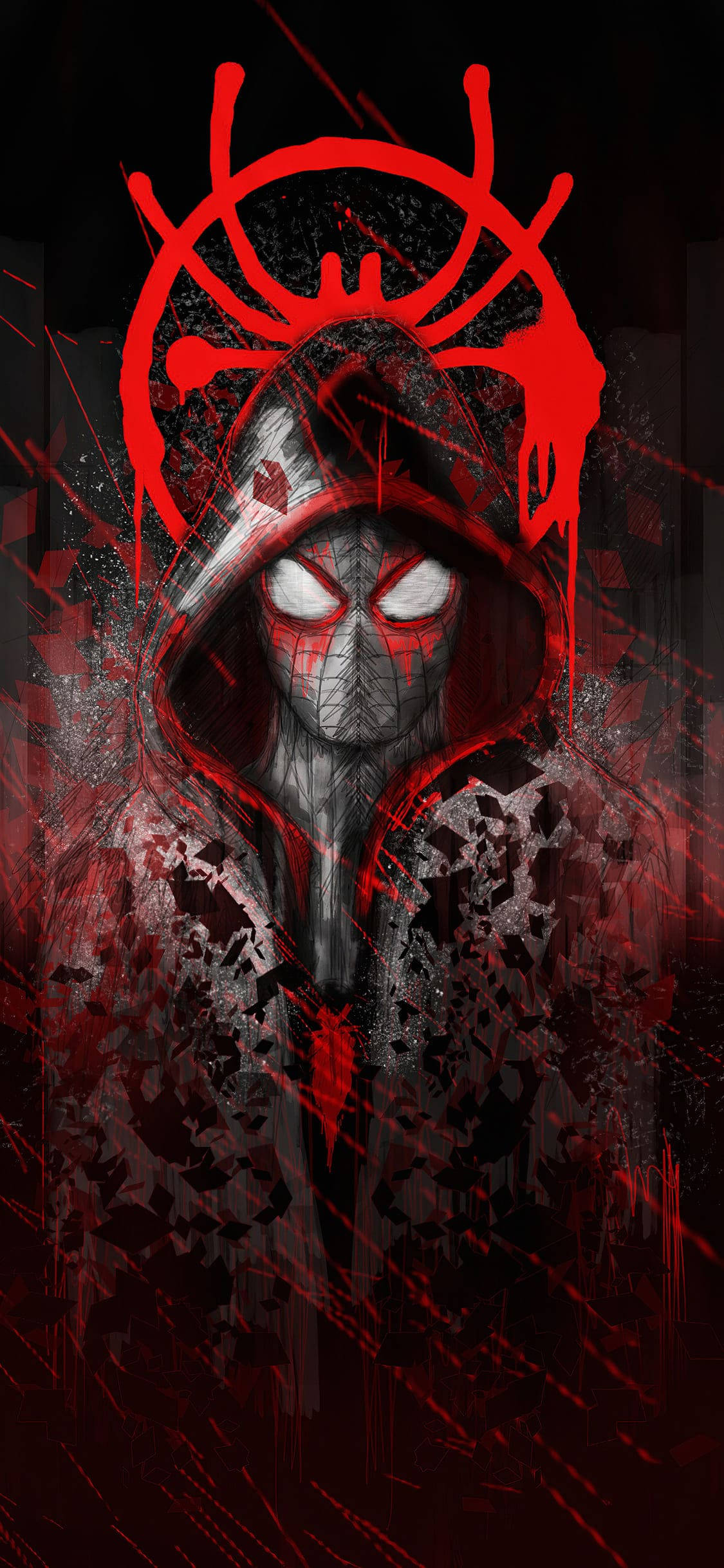Spiderman aduce dreptatea pe străzi Fundal