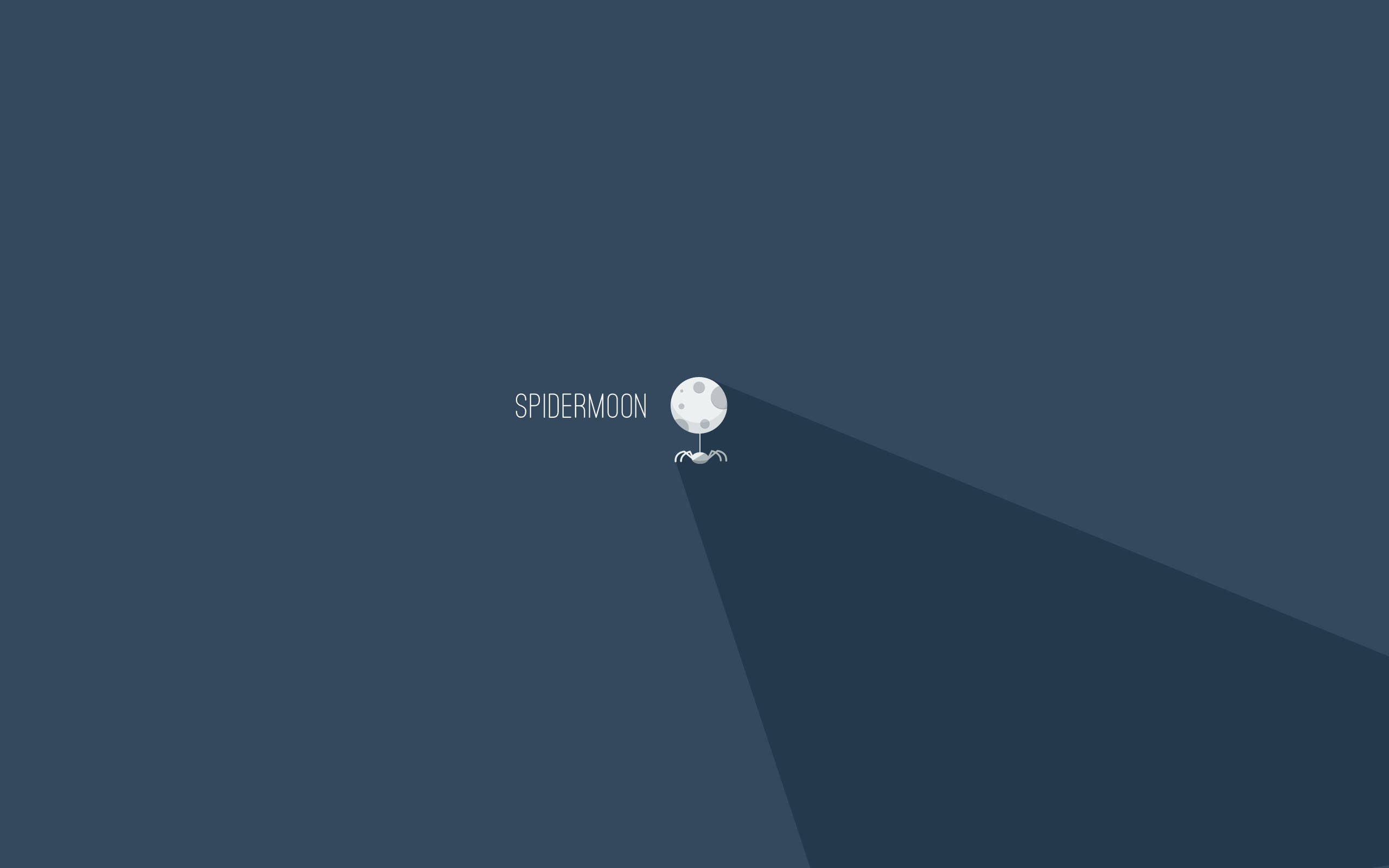 Spidermoon Laptop Estetic Minimalist Fundal