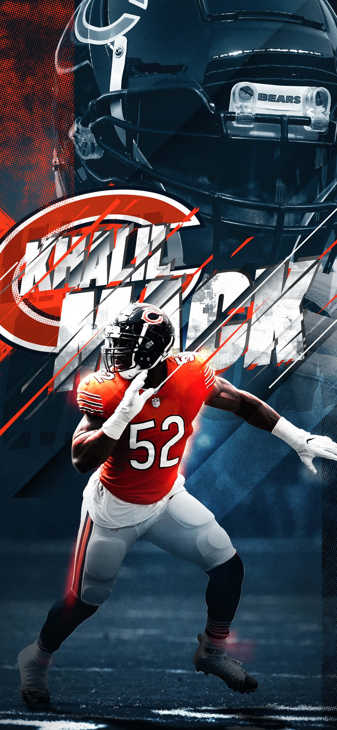 Chicago Sports NFL Bears Khalil Mack Fundal