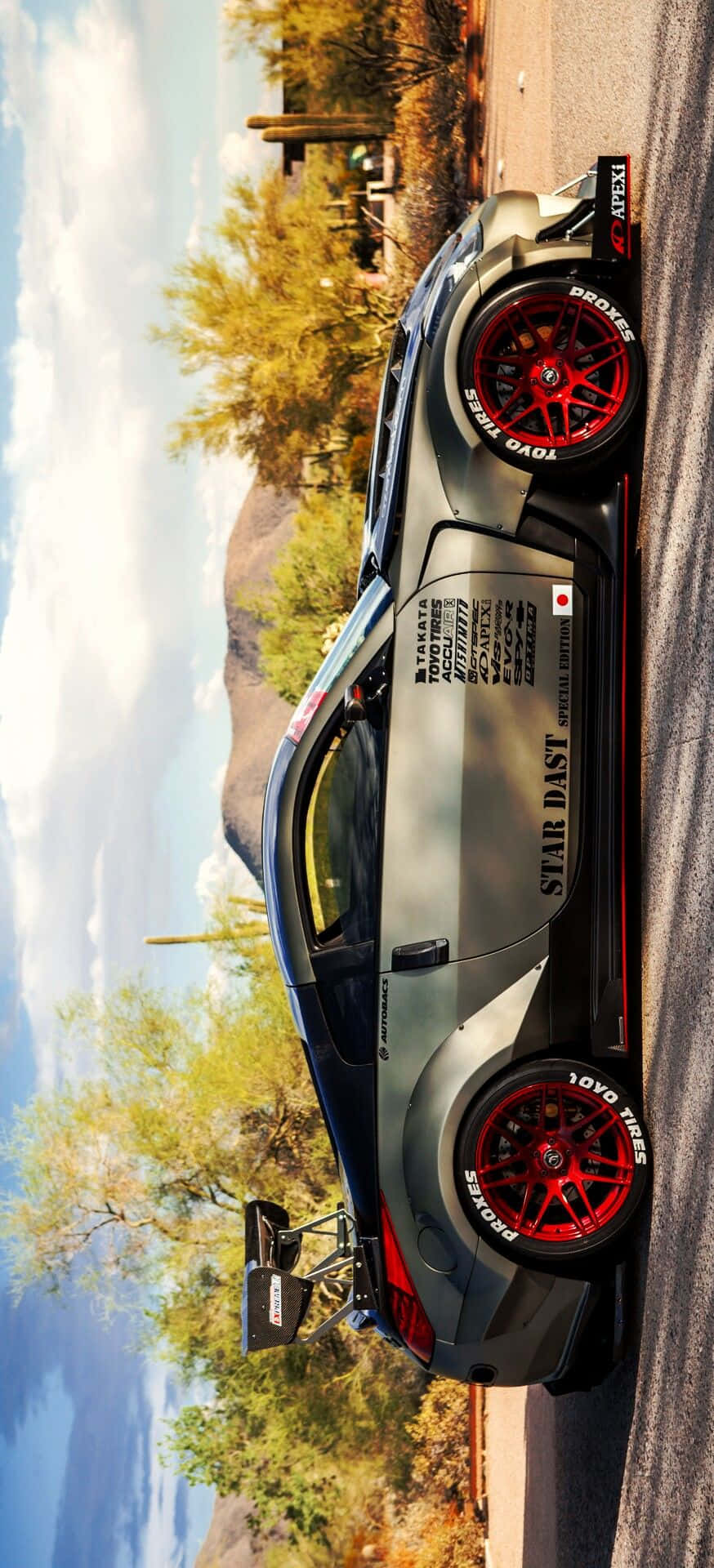 Sportiv și Puternic Nissan R35 GTR Fundal
