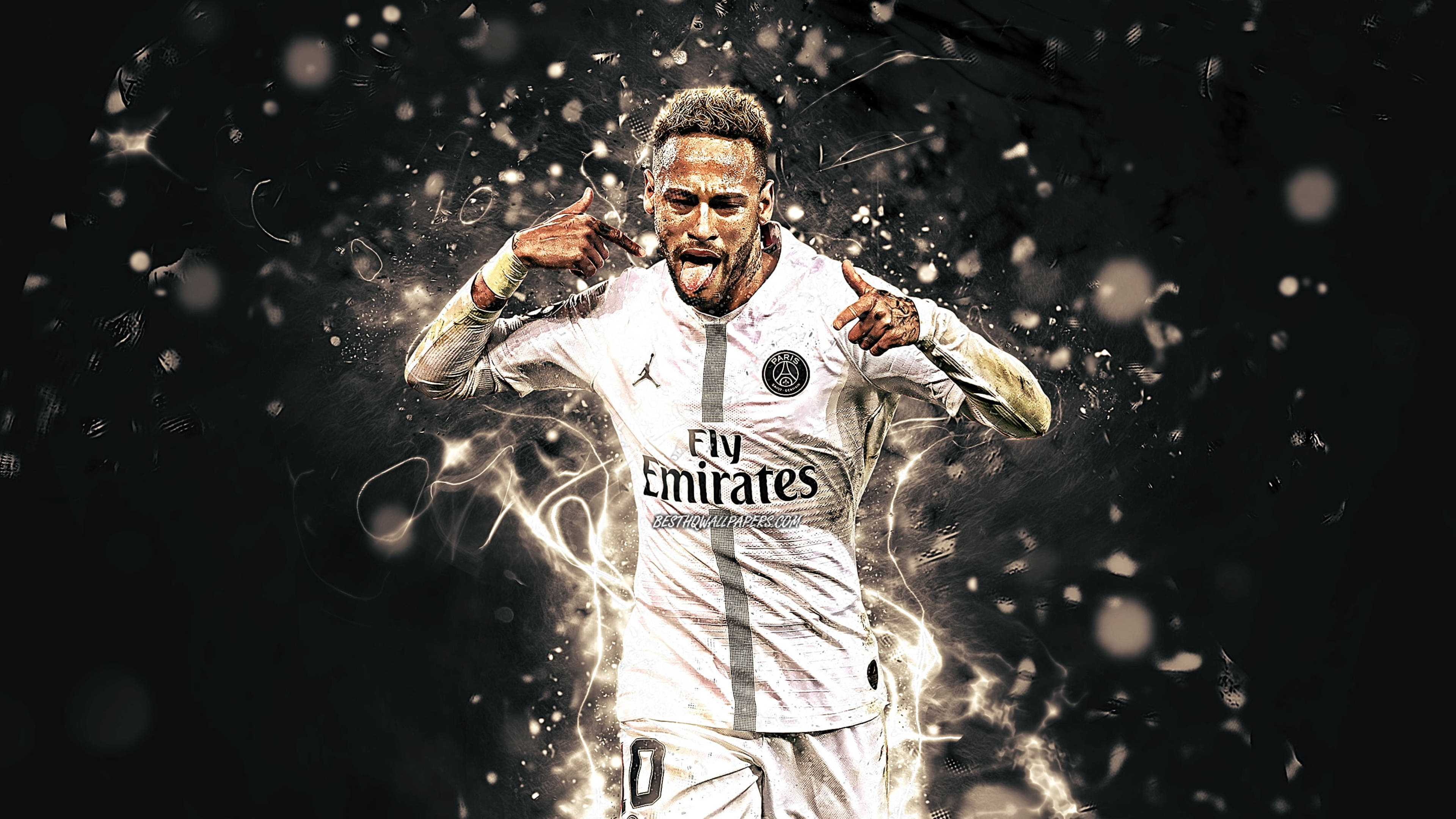 Sportivul profesionist Neymar 4K Edit Fundal