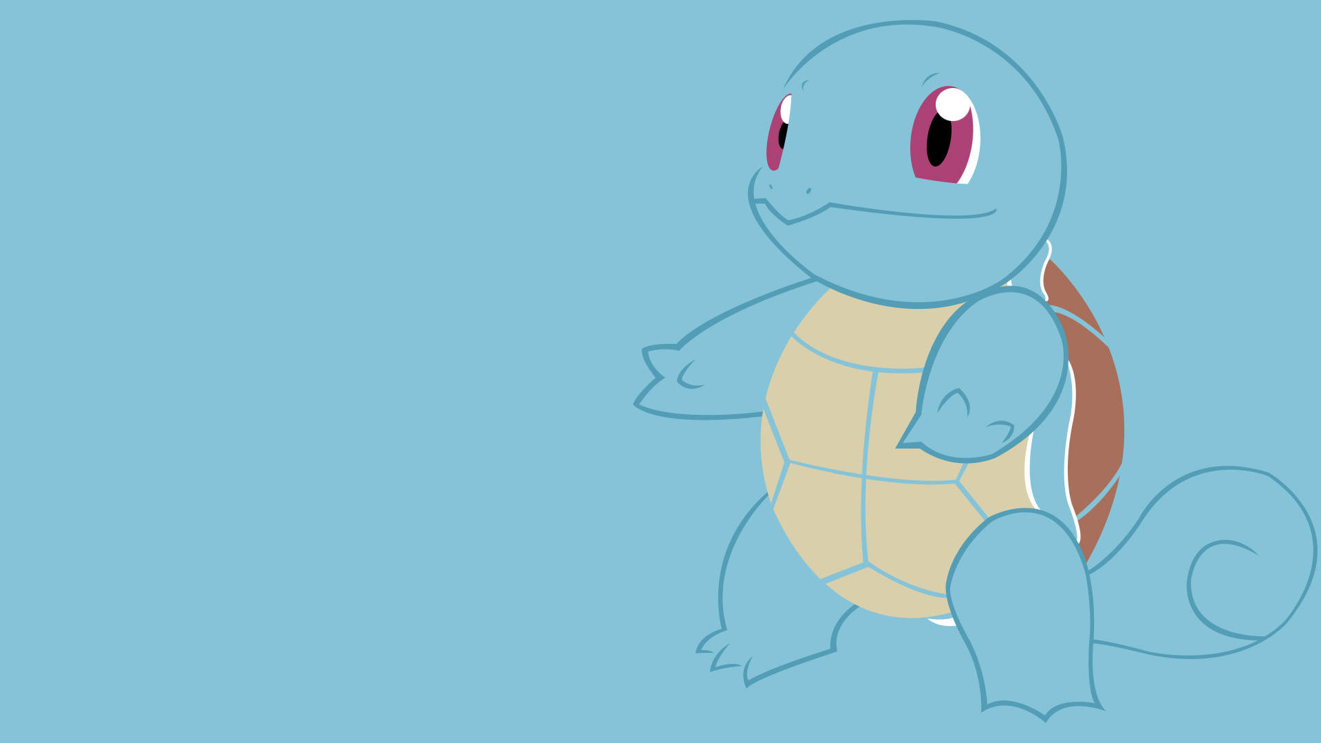 Squirtle Verde Cool Pokemon Fundal