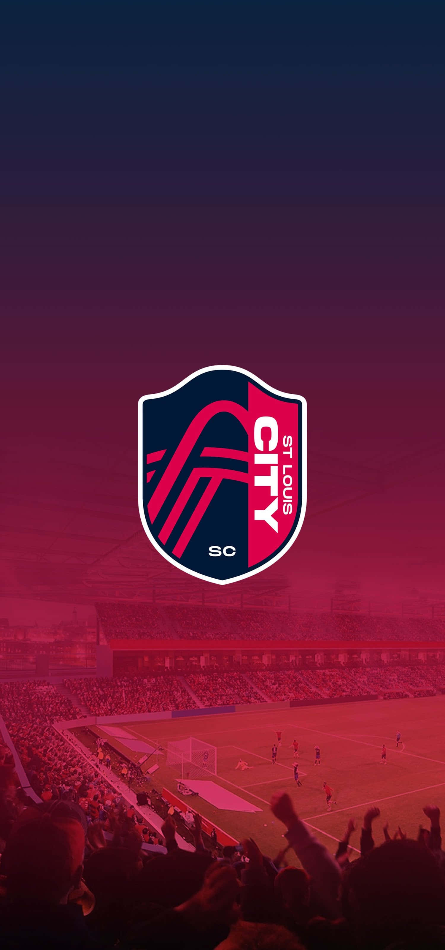 St. Louis City SC Fotbal Imagine Roz Fundal