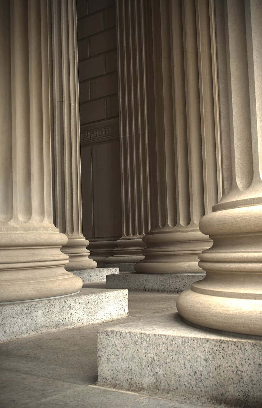 Stâlpii Majestuosi AI Curții Supreme a SUA Fundal
