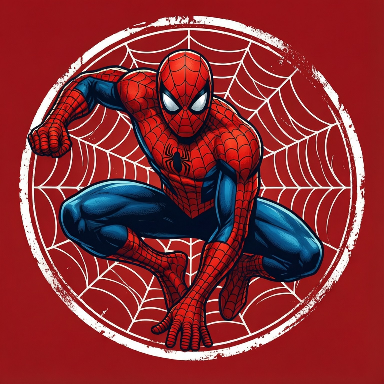 Ștampilă Spiderman Fundal