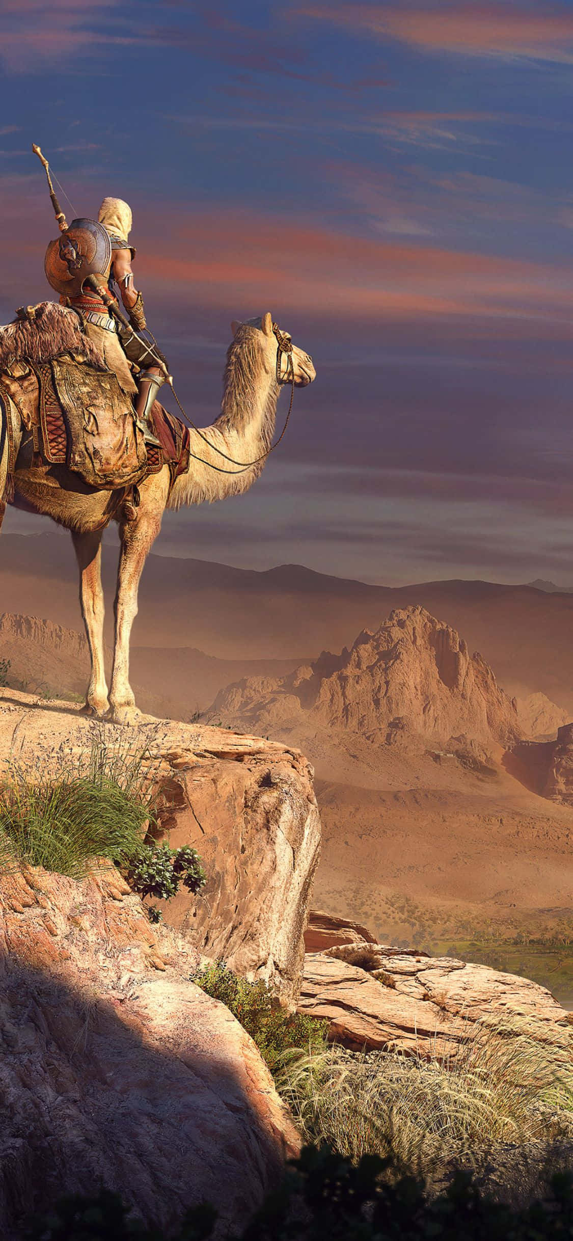 Stăpânește câmpul de luptă cu iPhone X și Assassin's Creed Origins Fundal