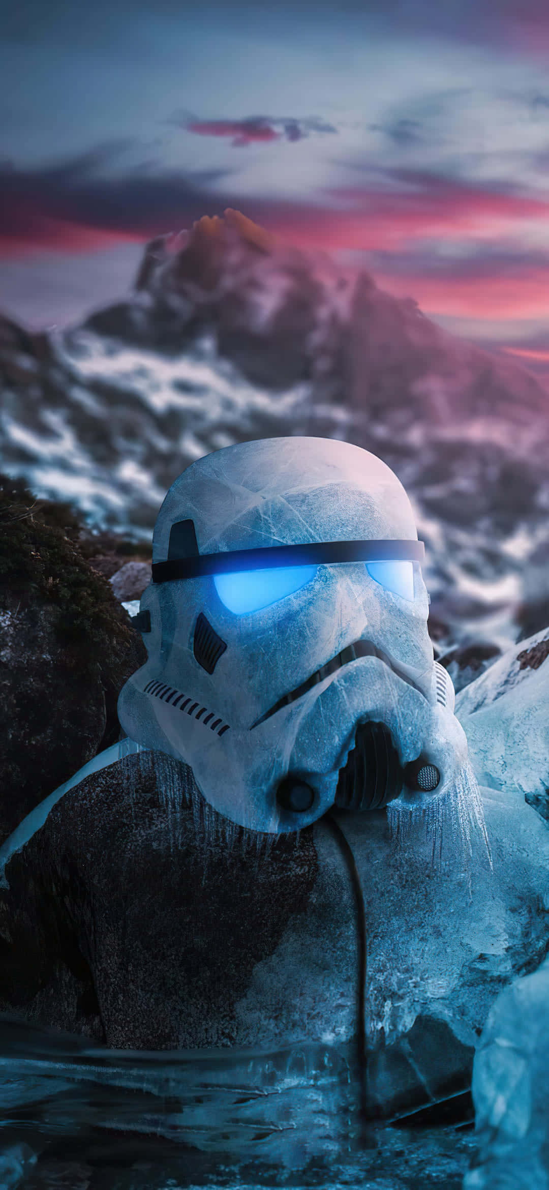 Star Wars Fundal Mască Stormtrooper Care Strălucește Fundal
