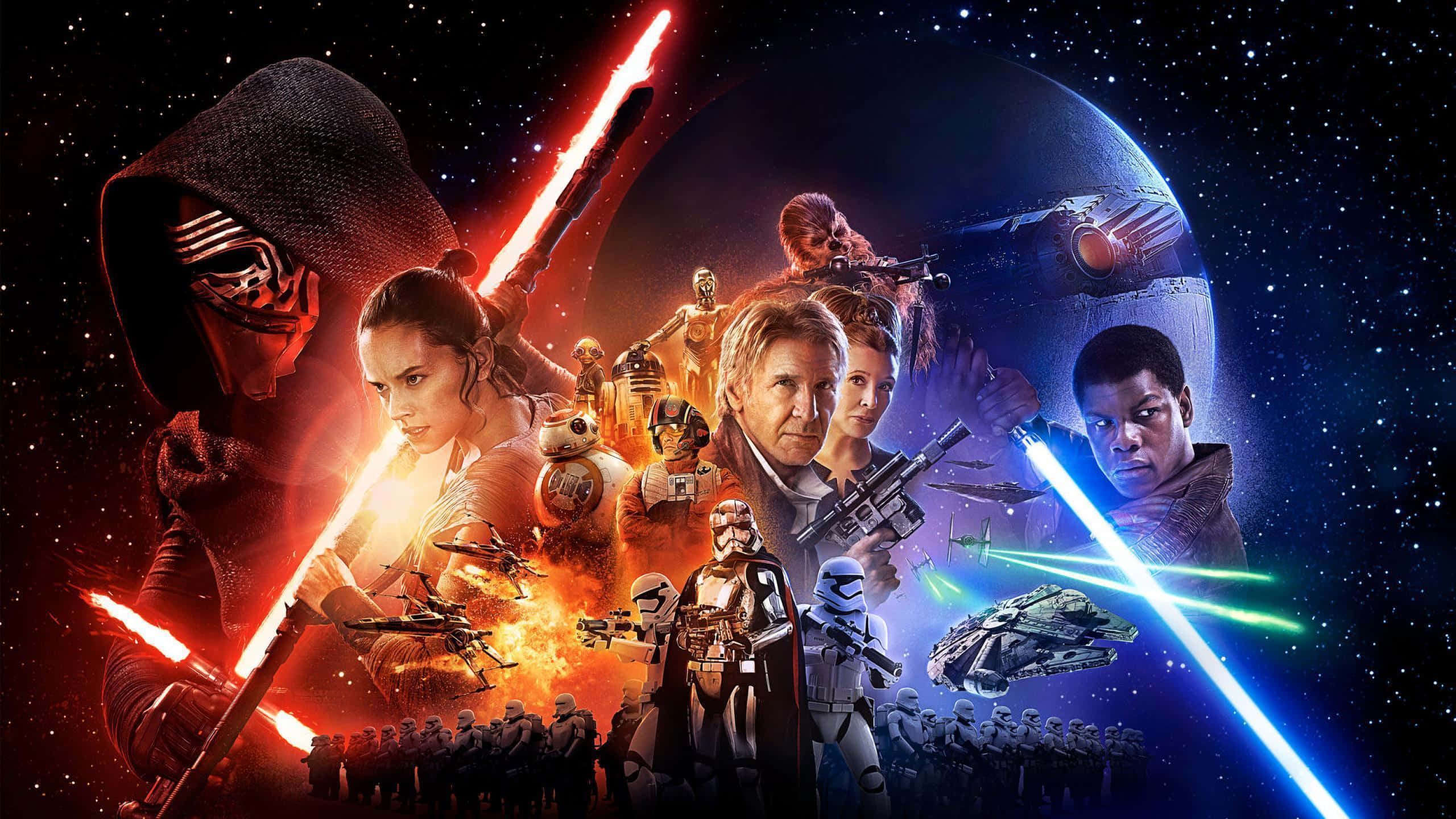 Star Wars: Trezirea Forței Distribuția Fundal