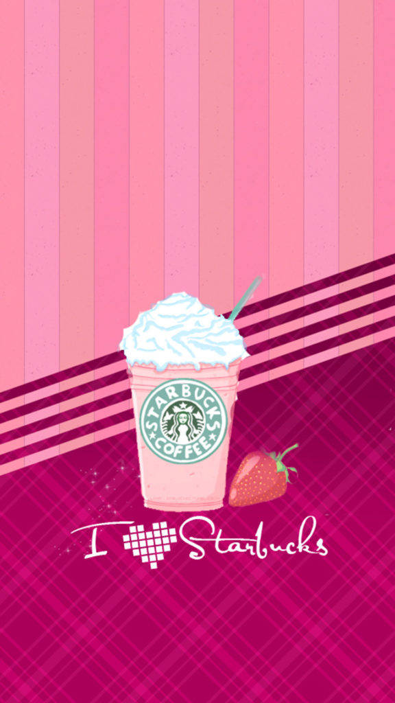 Starbucks drăguț pentru ecran de telefon Fundal