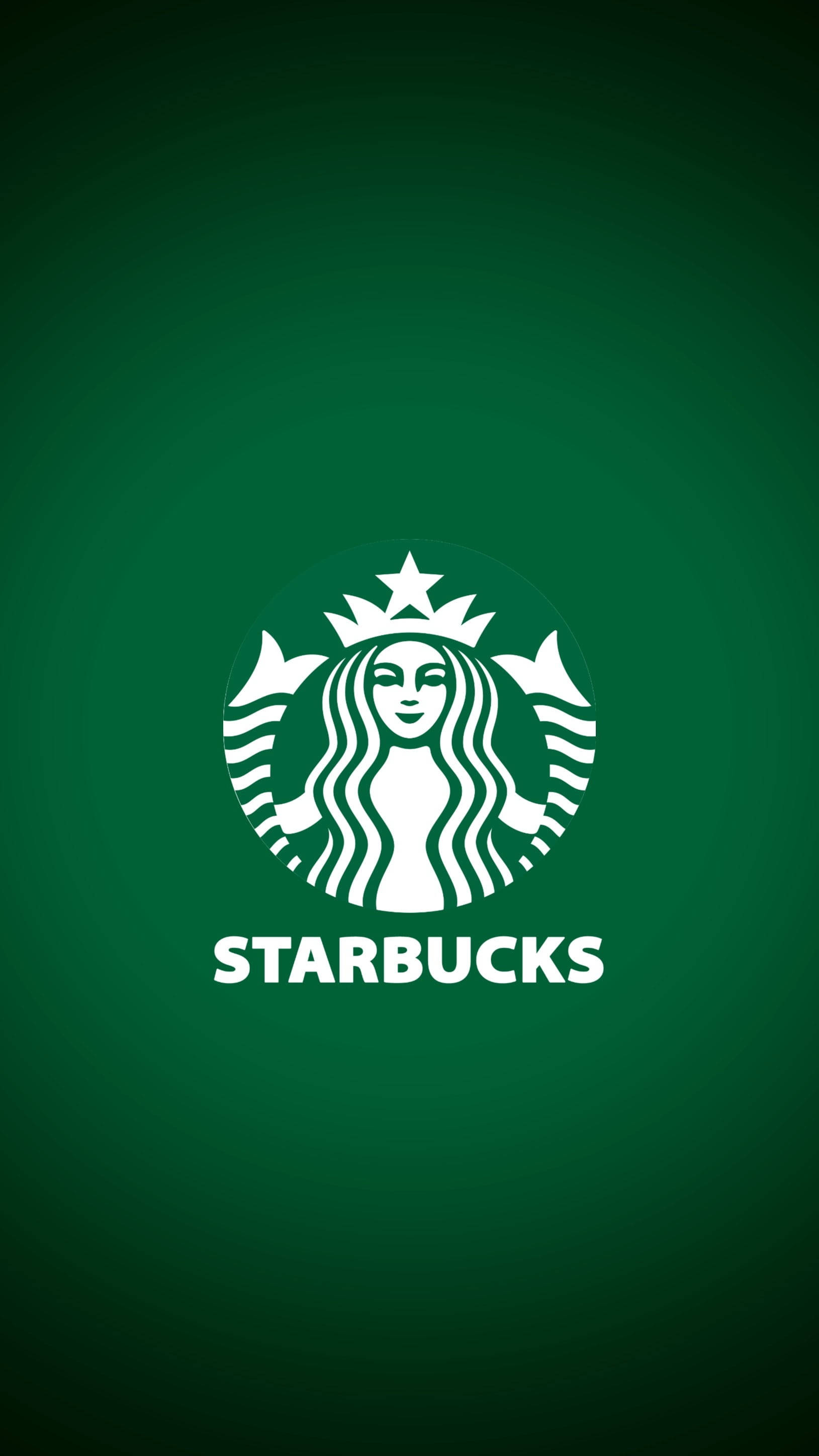 Starbucks iPhone verde închis Fundal
