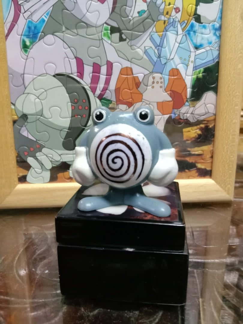 Statuetă ceramică Poliwhirl Fundal