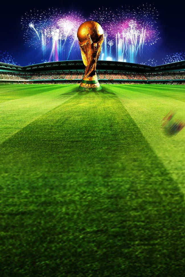 Statuia Cupei Mondiale cel mai bun fundal de fotbal Fundal