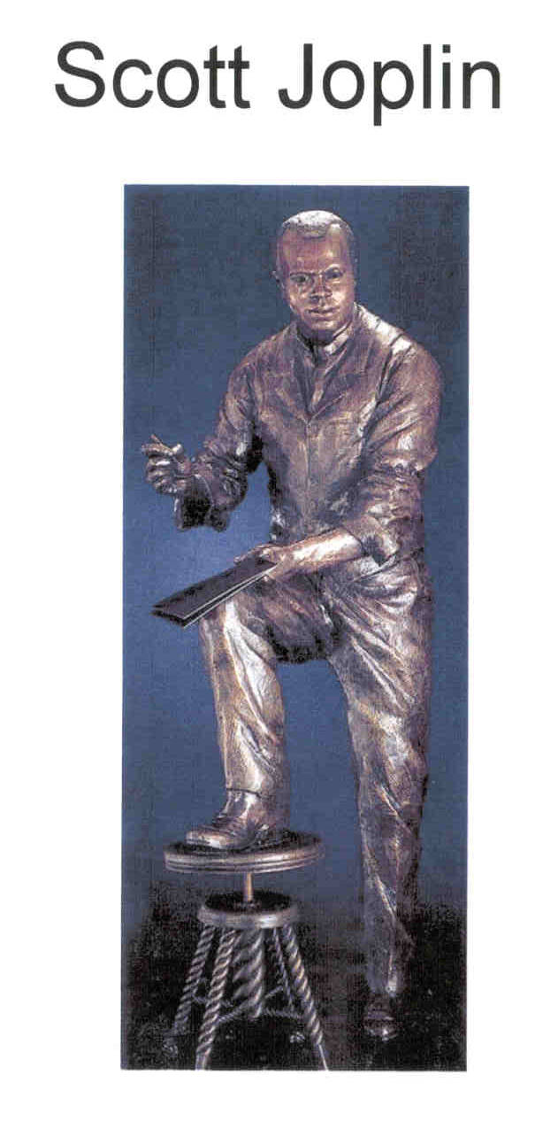 Statuia de Bronz a lui Scott Joplin, Regele Ragtime-ului Fundal