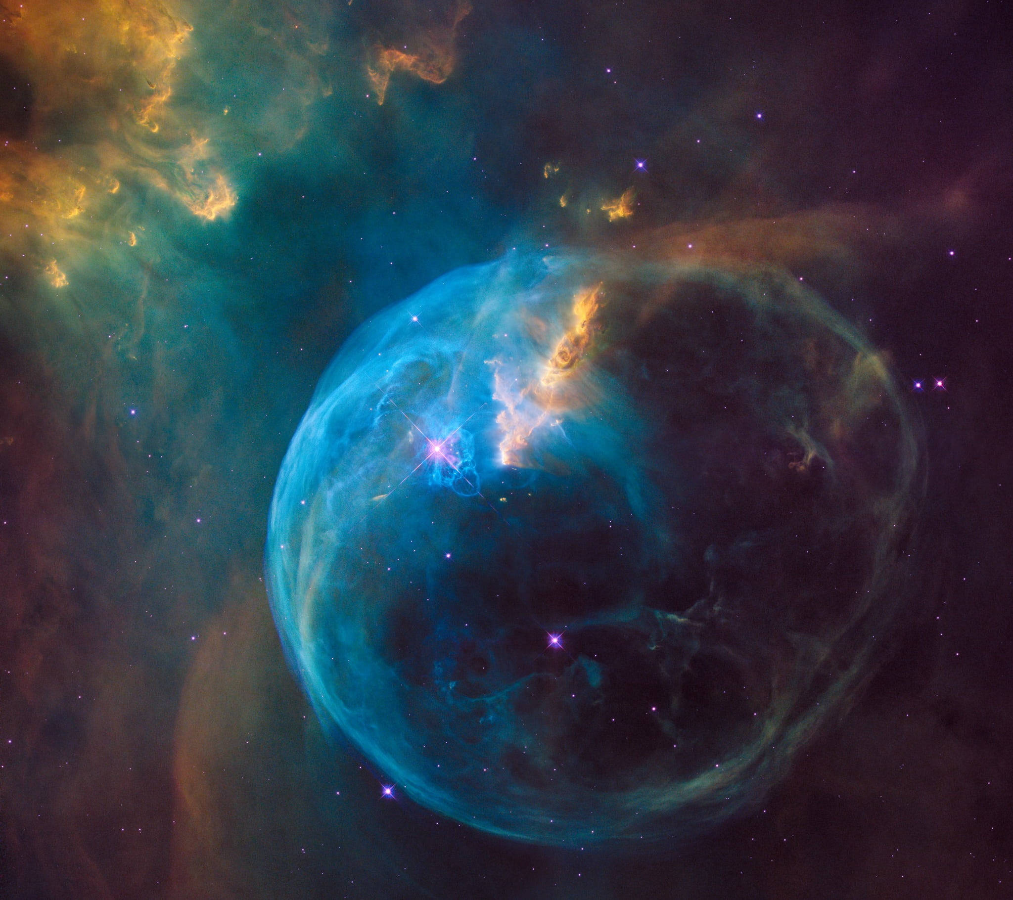 Stea Wolf-Rayet NASA pentru iPhone Fundal