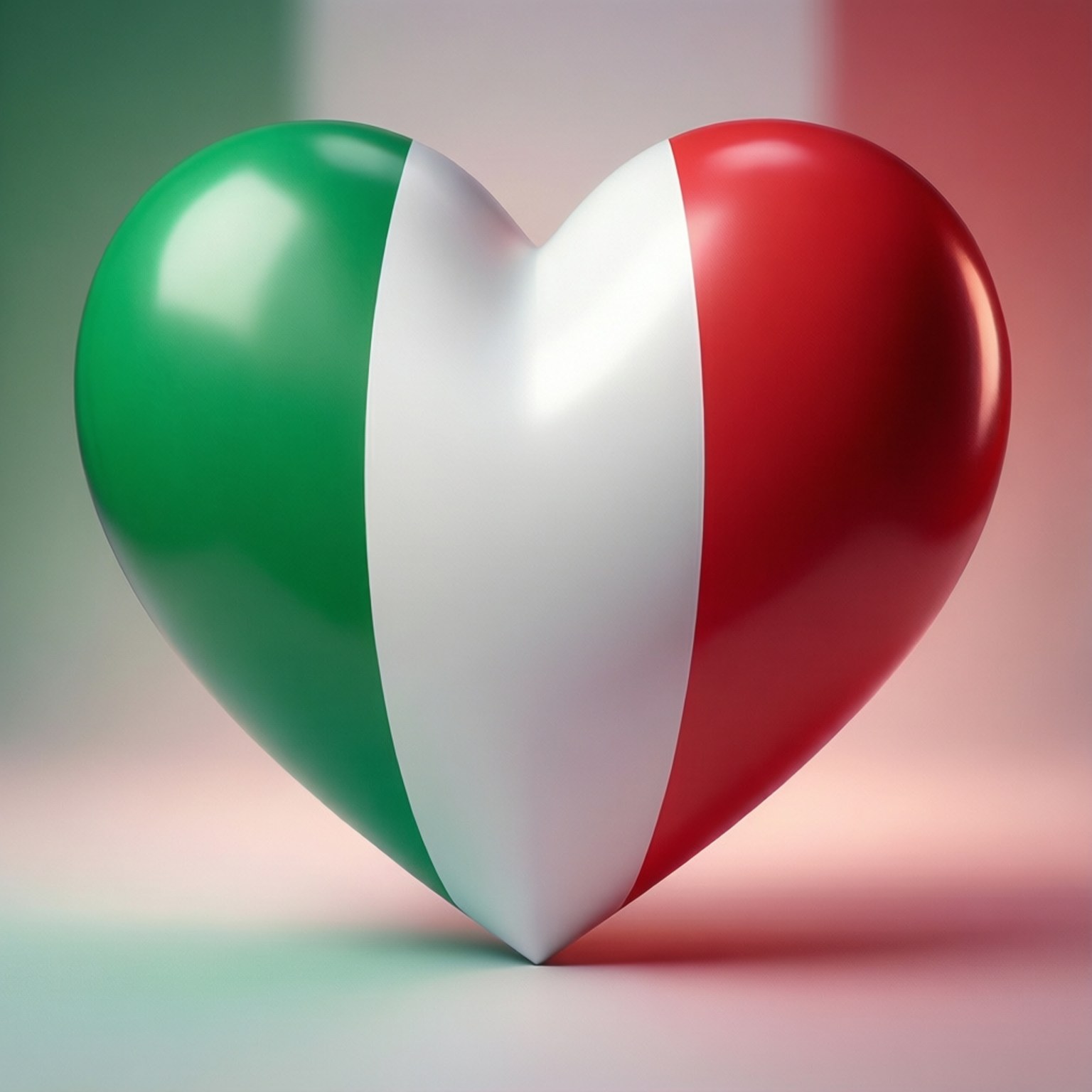 Stegul Italienesc în Formă de Inimă Fundal