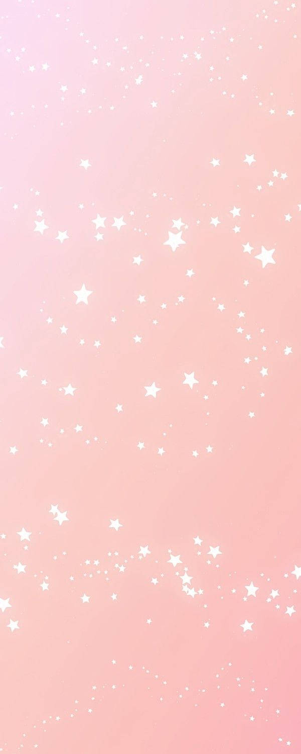 Stele pe fundal roz Kawaii Fundal