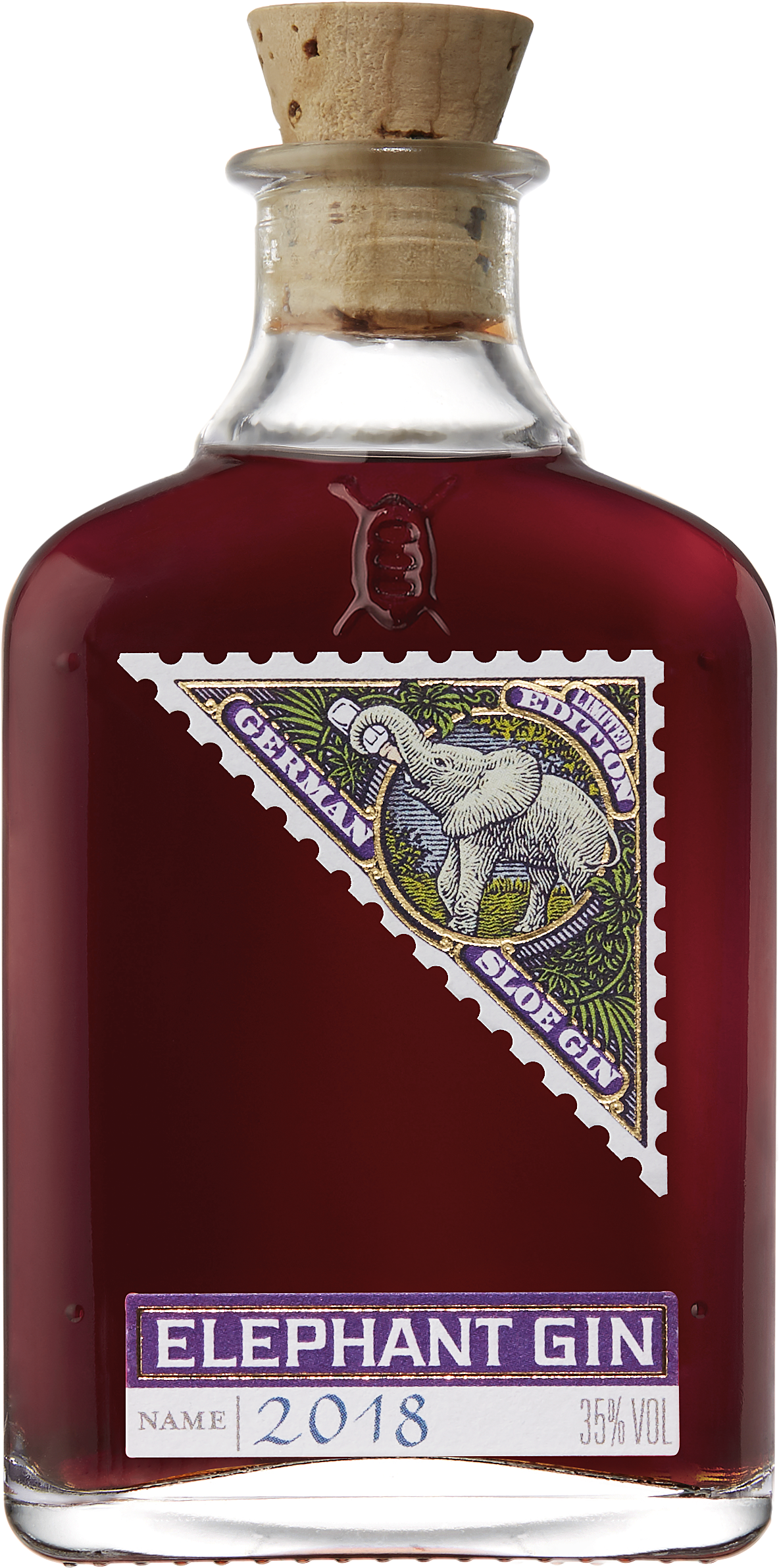 Sticlă Elephant Gin 2018 Fundal