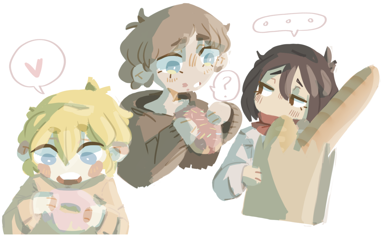 Stil Chibi_ Personaje Animate_ Vorbind Fundal