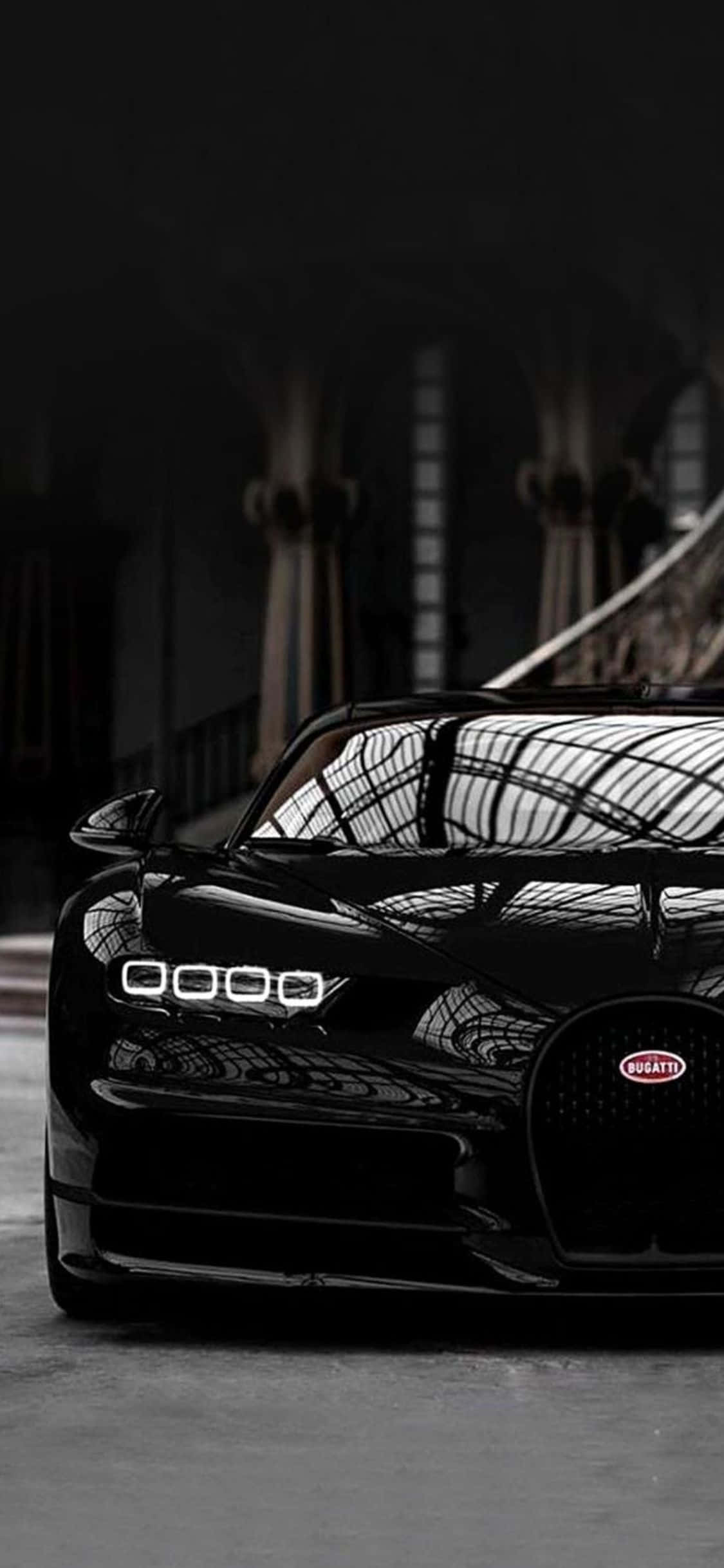 Stilul clasic Bugatti pe iPhone XS Fundal