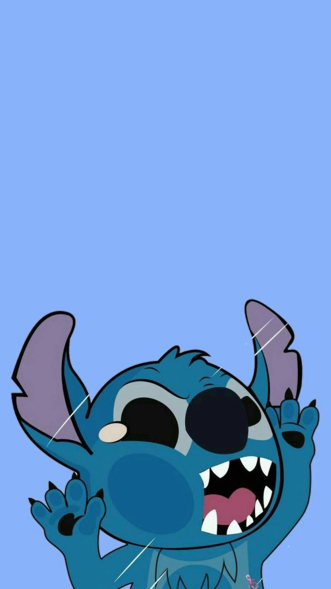 Stitch față amuzantă estetică Fundal